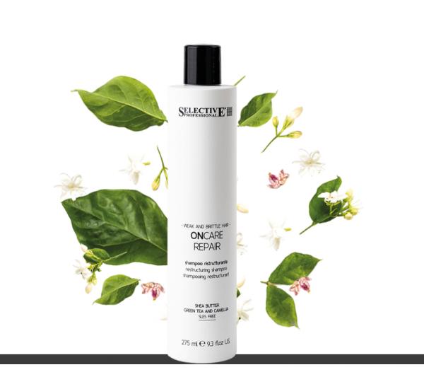 SELECTIVE ON CARE REPAIR SHAMPOO ВЪЗСТАНОВЯВАЩ ШАМПОАН ЗА УВРЕДЕНА И НАКЪСАНА КОСА 275ml
